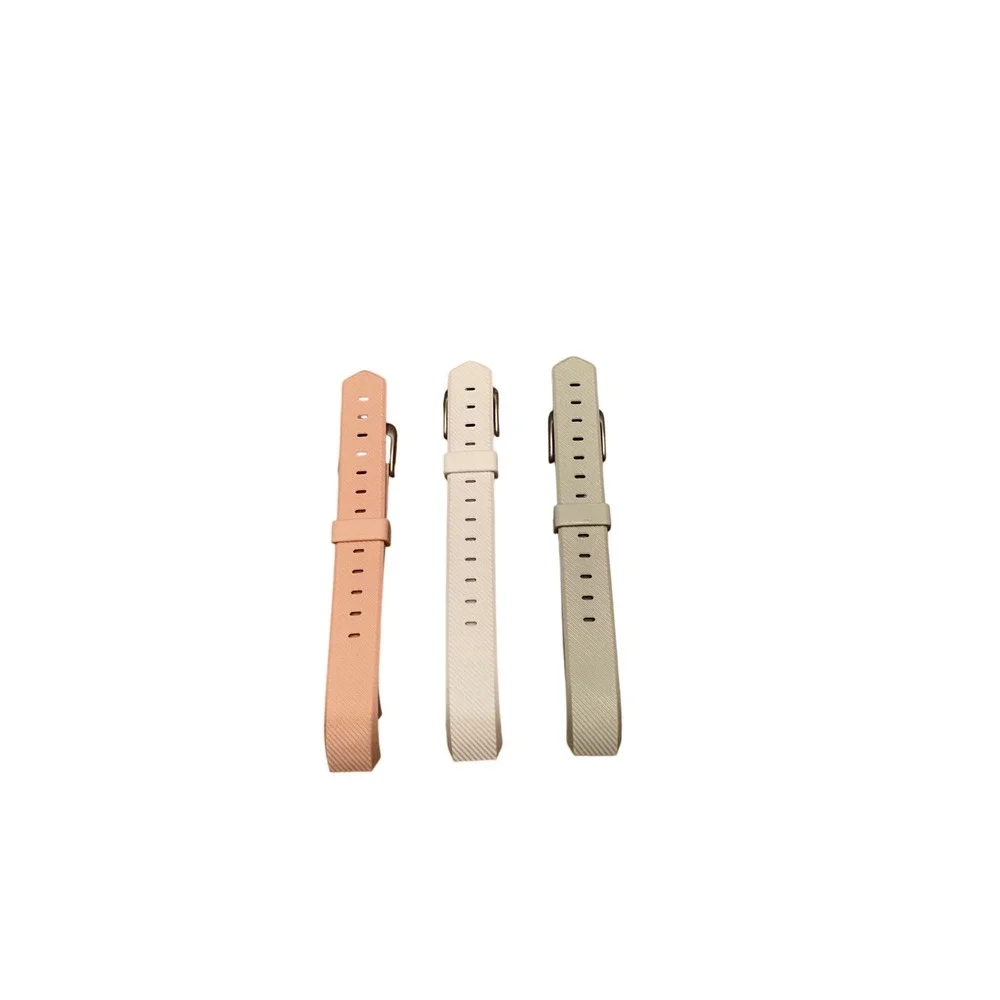 3 Pack Replacement Bands for Fitbit Alta & Alta HR Silicone Wristband Pink White